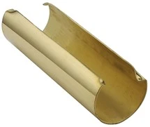 Tubing Splice for 1-1/2″ Tubing Polished Brass