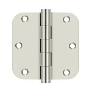 Deltana 3-1/2″ x 3-1/2″ Hinges Polished Nickel 5/8″ Radius