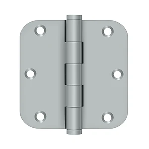Deltana 3-1/2″ x 3-1/2″ Hinges Brushed Chrome 5/8″ Radius