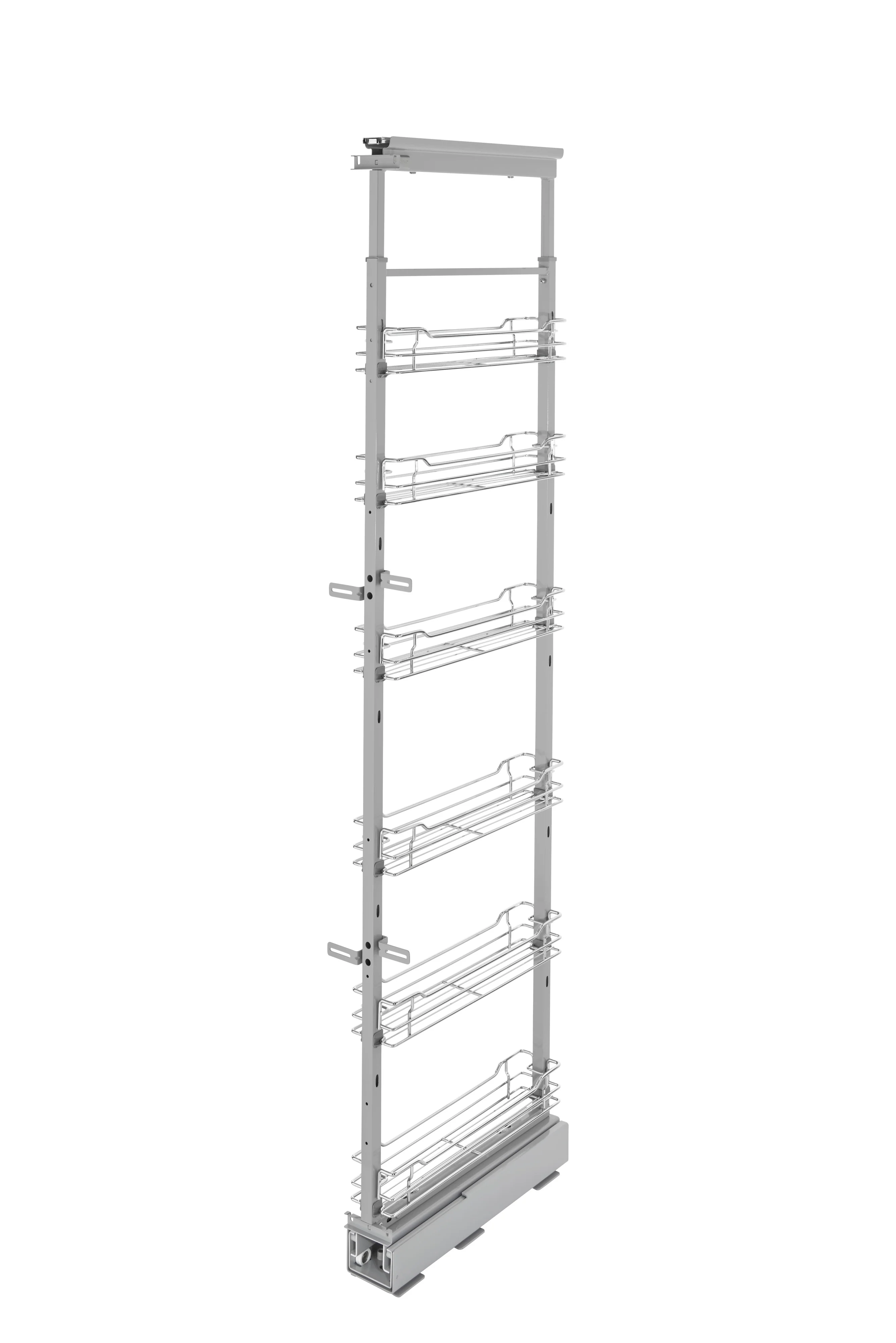 Rev-a-shelf Soft-Close Chrome Pullout Pantry – 6 Baskets
