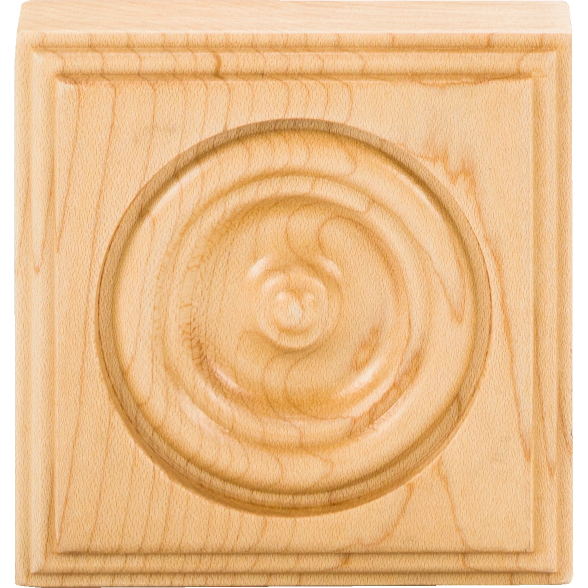 Hardware Resources Traditional Rosette Soft Maple 3″ Length