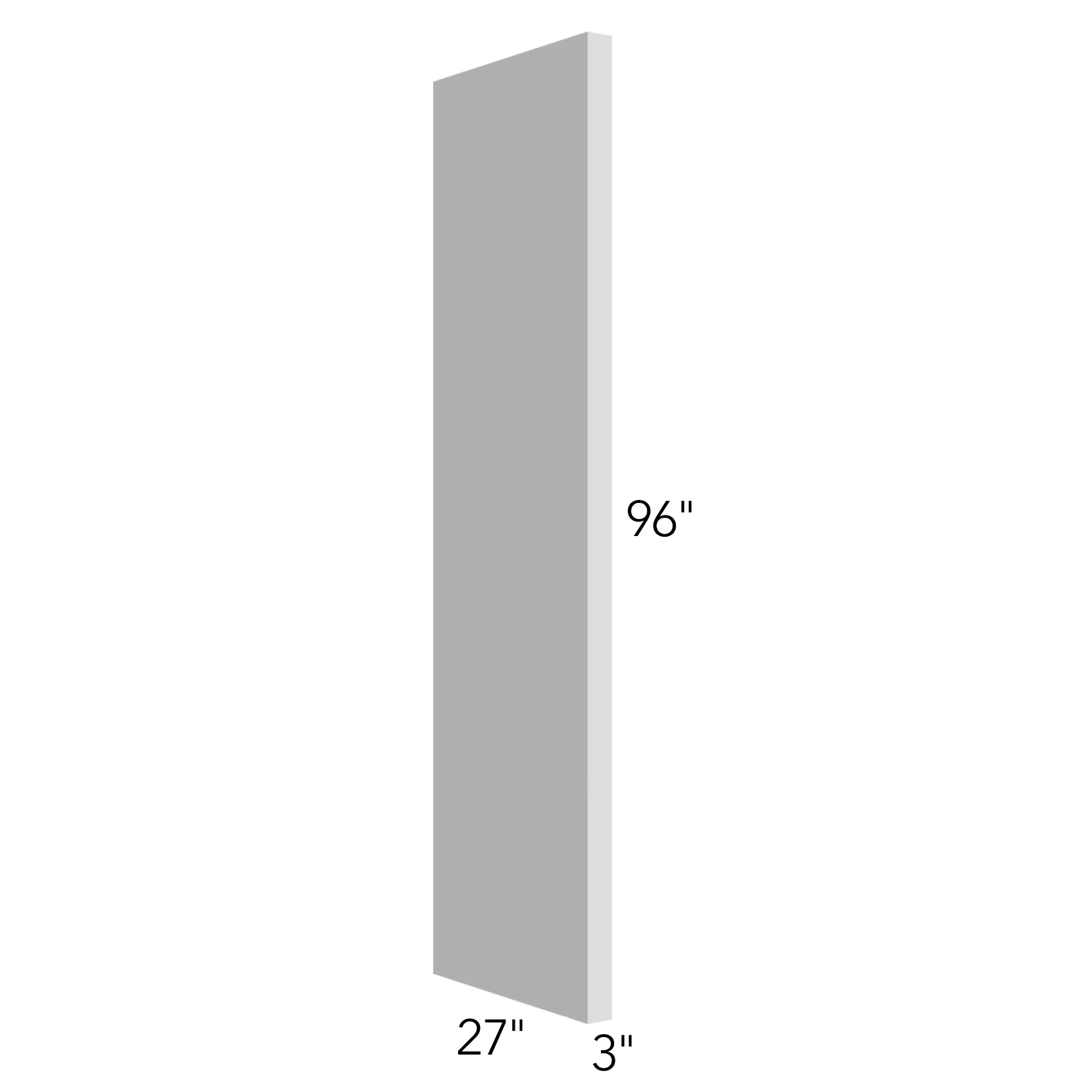 Column 3 W X 84 H X 25 D – Illume Tuscany by Fabuwood