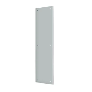 Deltana Push Plate, Brushed Chrome, 3-1/2″ x 15″