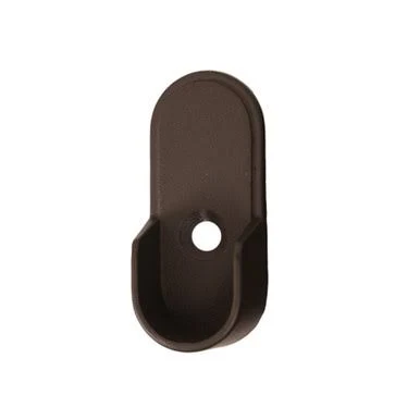 EPCO Closet Rod Flange For Oval Rod With Mounting Pins, Oil Rubbed Bronze