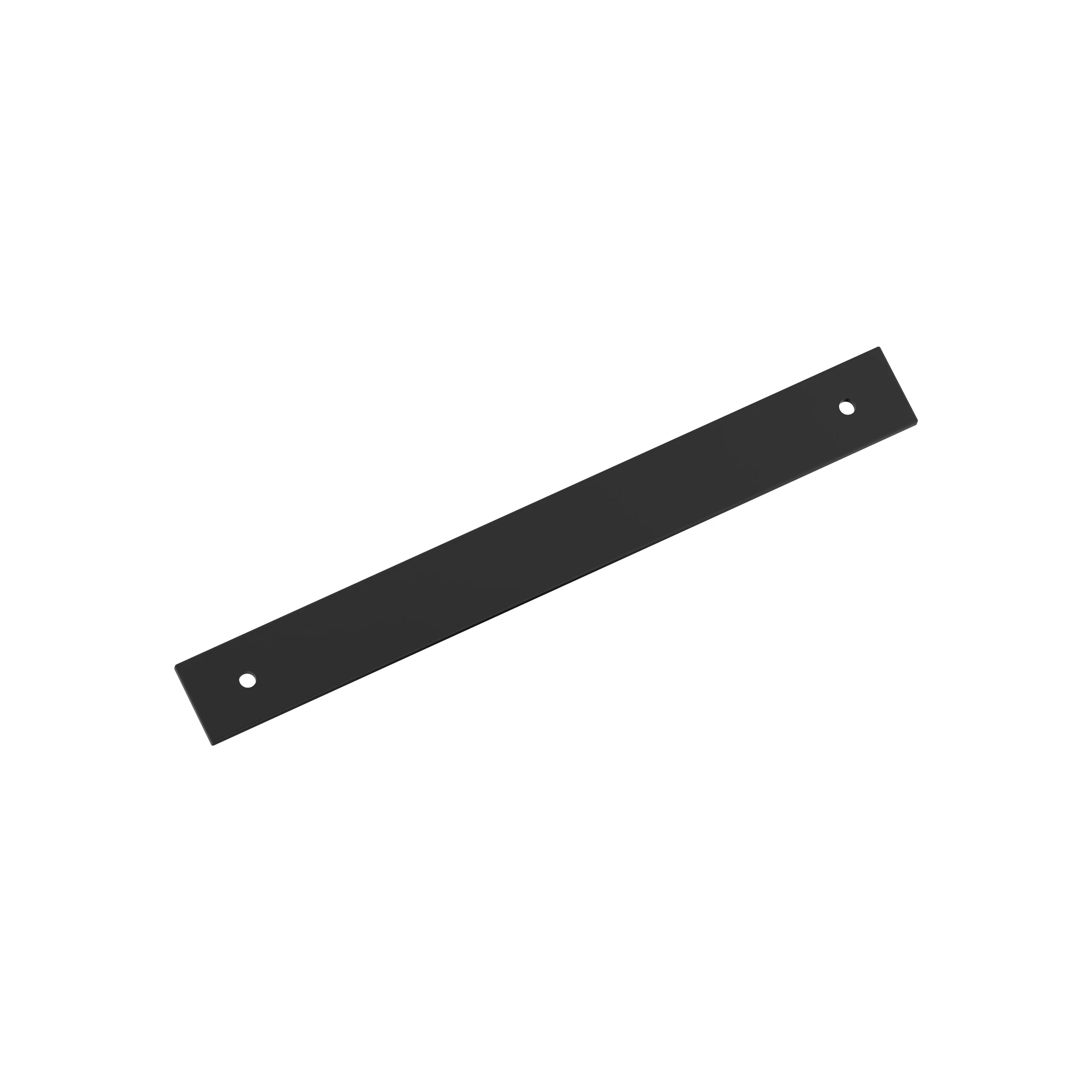 Amerock Ladera Backplate 7-9/16″ Center To Center, Matte Black