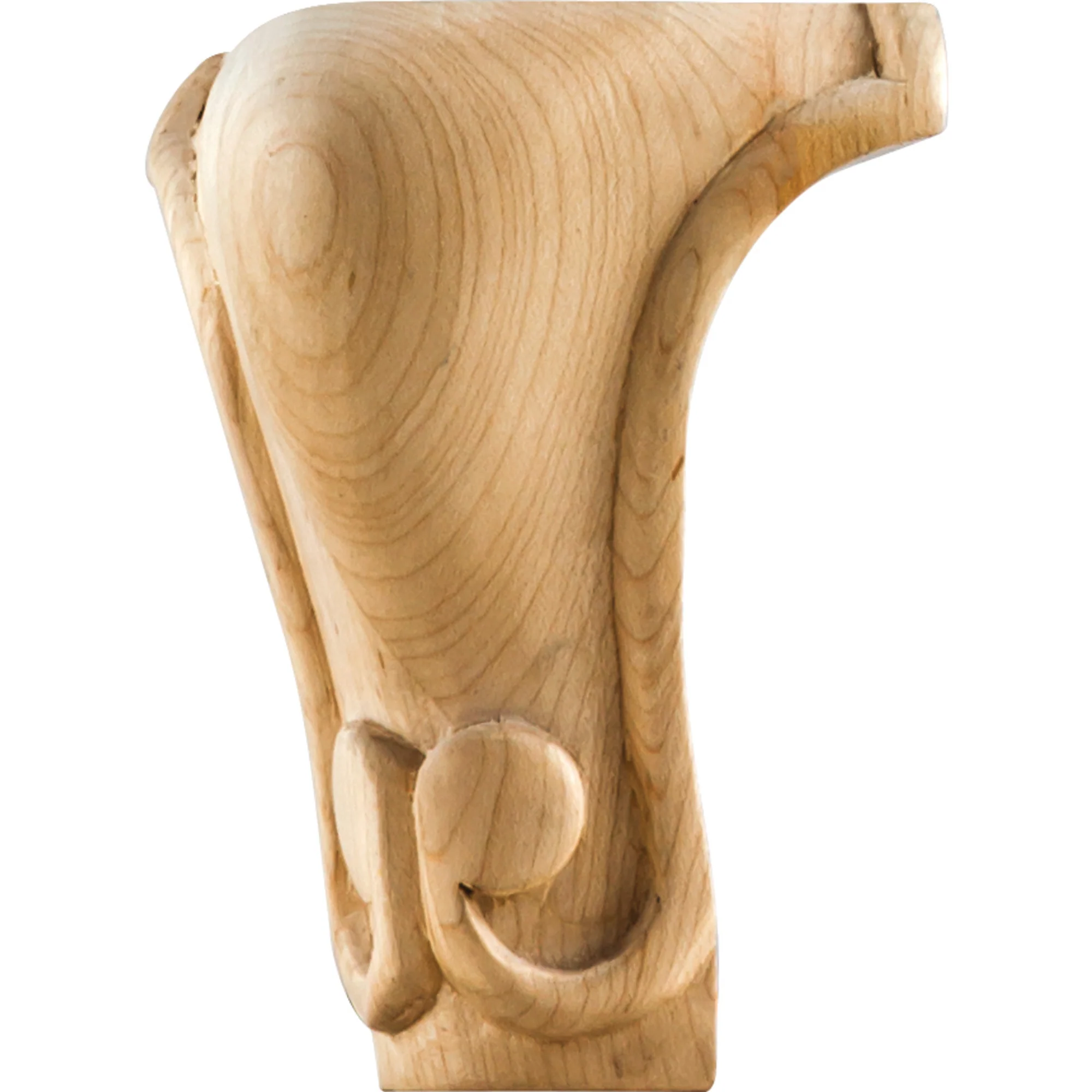 Hardware Resources Carved Queen Anne Leg Cherry 5" Length