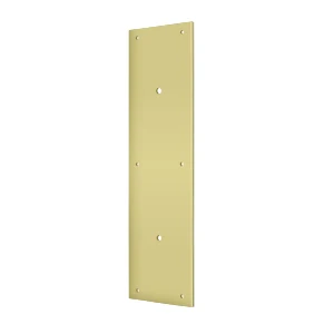 Deltana Push Plate For Door Pull Polished Brass 8″-15″ Pull Size