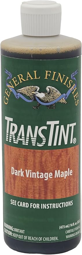 General Finishes Transtint, Dark Vintage Maple, 16oz