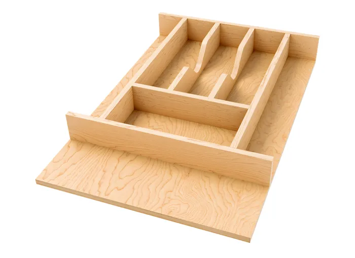 Rev-a-shelf Maple Right Cutlery Drawer Insert, 18″
