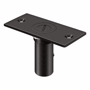 Deltana Dust Proof Strike With Safety Lock, Oil Rubbed Bronze