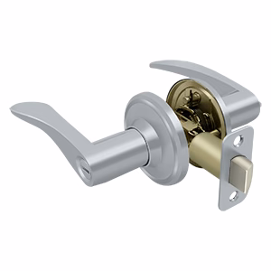Deltana Backset 2-3/8″ 2-3/4, Brushed Chrome, Right, Privacy