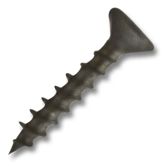 #8 Screw Square/Phillips Combo Flat Head Coarse Thread Plain And Dri-Lube