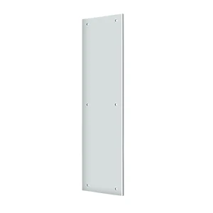 Deltana Push Plate, Chrome, 3-1/2″ x 15″