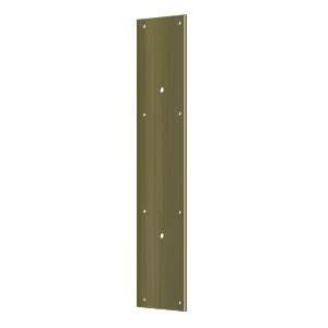 Deltana Push Plate For Door Pull Antique Brass 10″-20″ Pull Size