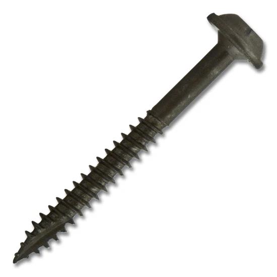 #7 Screw Round Washer Head Square Drive Fine Thread Type 17 Point