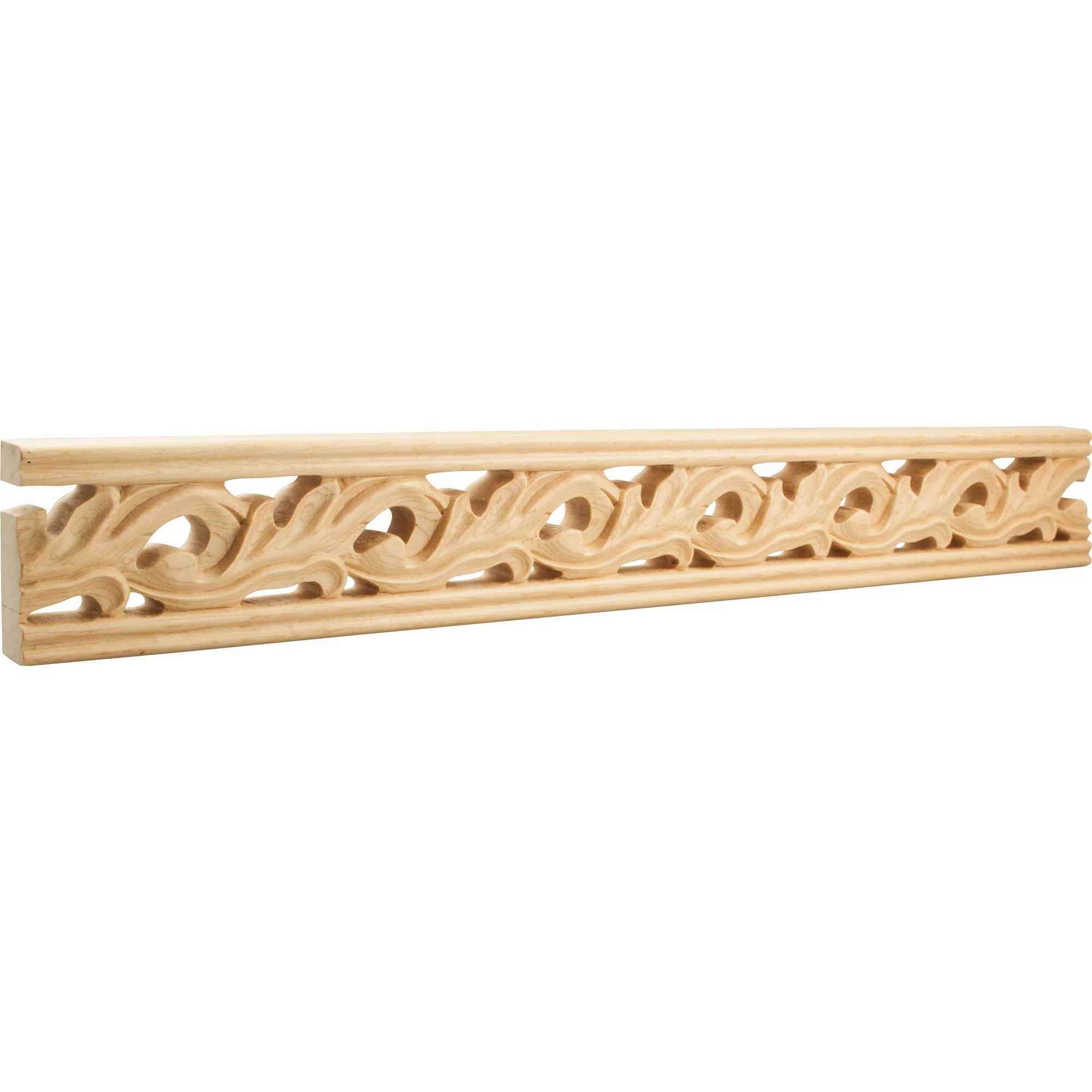 Hardware Resources Acanthus Leaf Hand Carved Moulding Alder 3-1/8" Hight