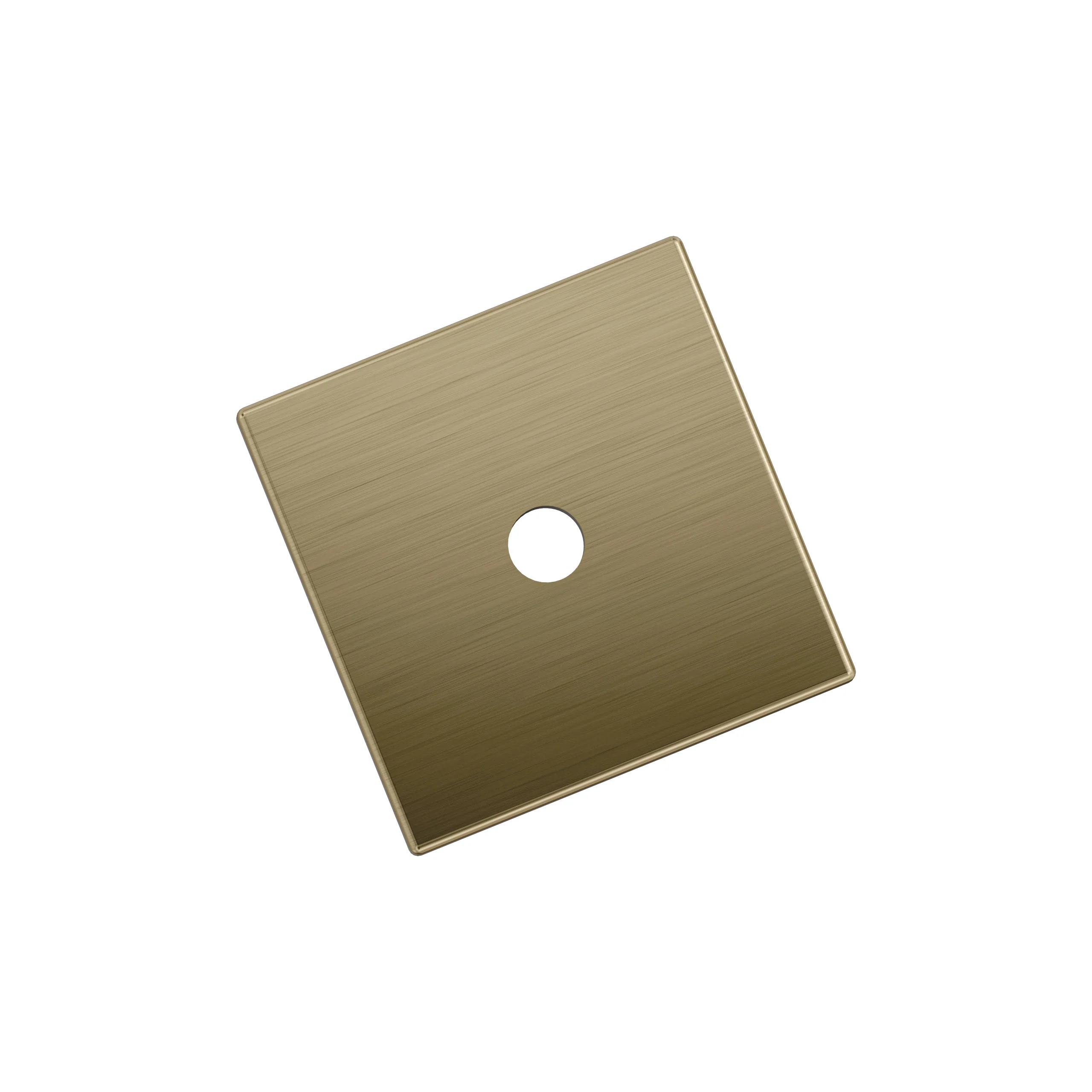 Amerock Ladera Backplate For Knob 1-3/16″ Length, Golden Champagne