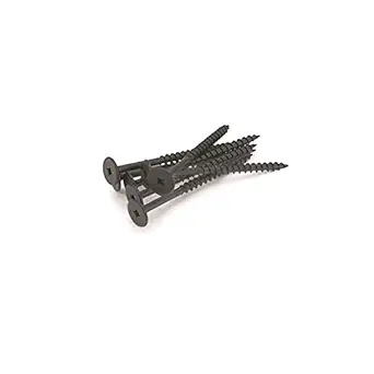 #10 Power Head Screws Square Drive With Nibs Black Finish 17 Type 2-1/2″ Length 150 Pack