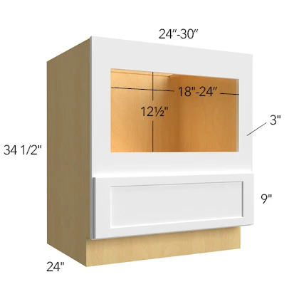 Base Microwave 24 W X 34-1/2 H X 24 D – Fusion by Fabuwood