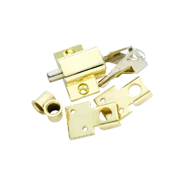 Keyed Alike Sash Lock – Polished Brass, Keyed Alike #645