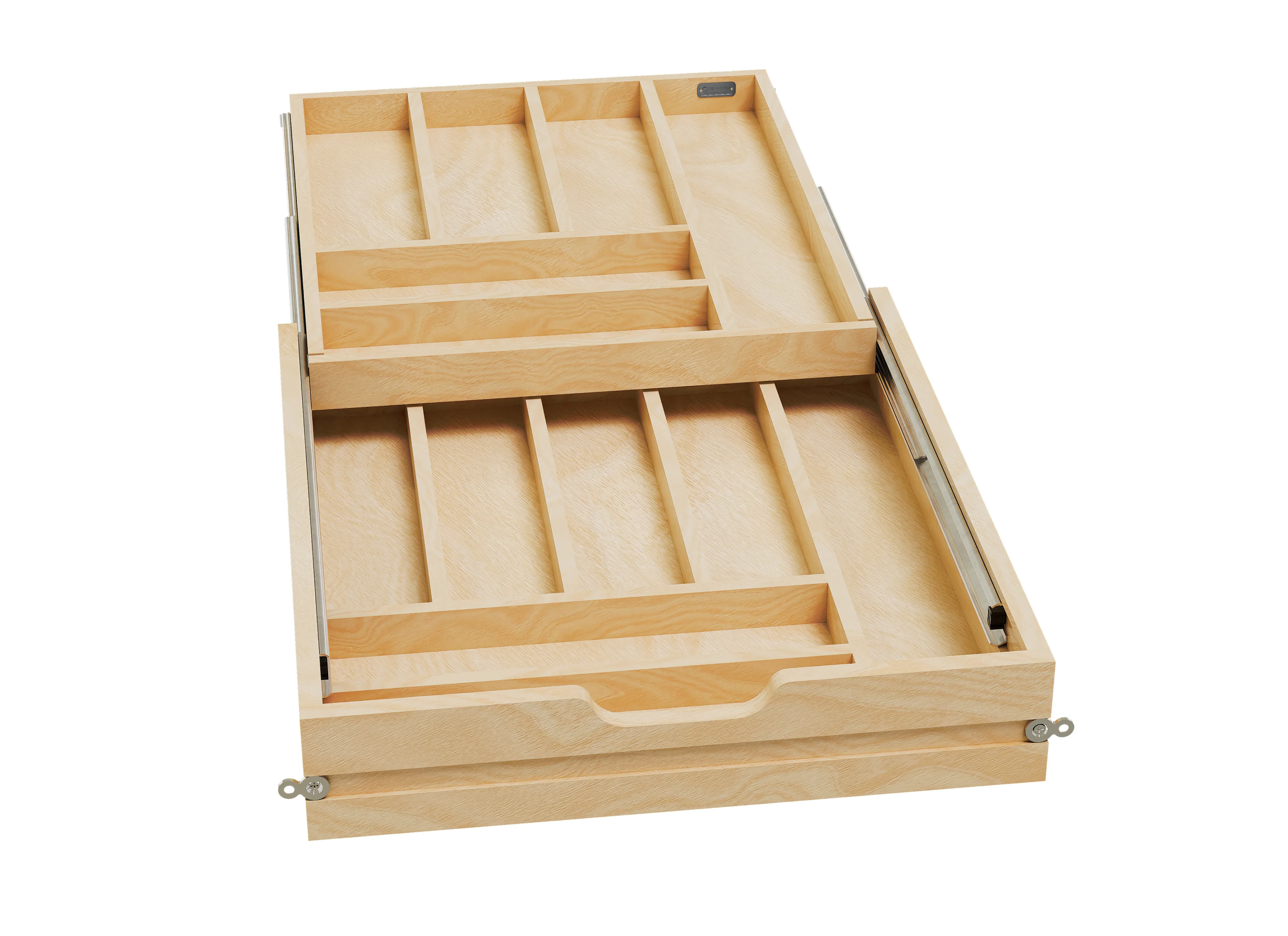 Rev-a-shelf Maple Tiered Cutlery Drawer, 21″
