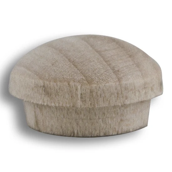 Wood Screw Cover Button 1/2″ Diameter Birch, Multiples of 100