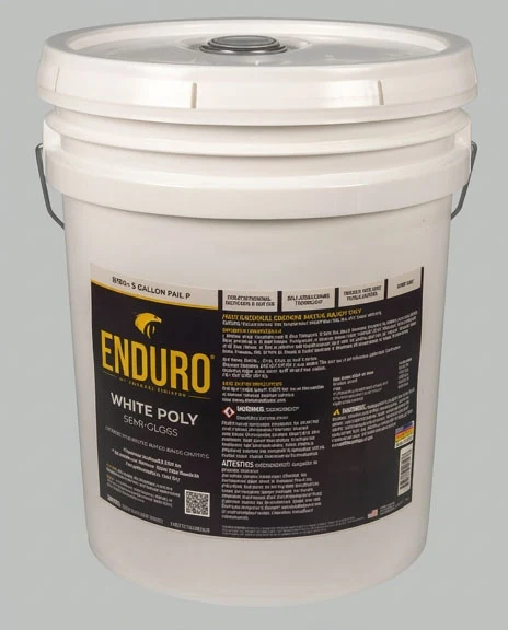 Enduro White Poly, Semi-Gloss, 5 Gallon