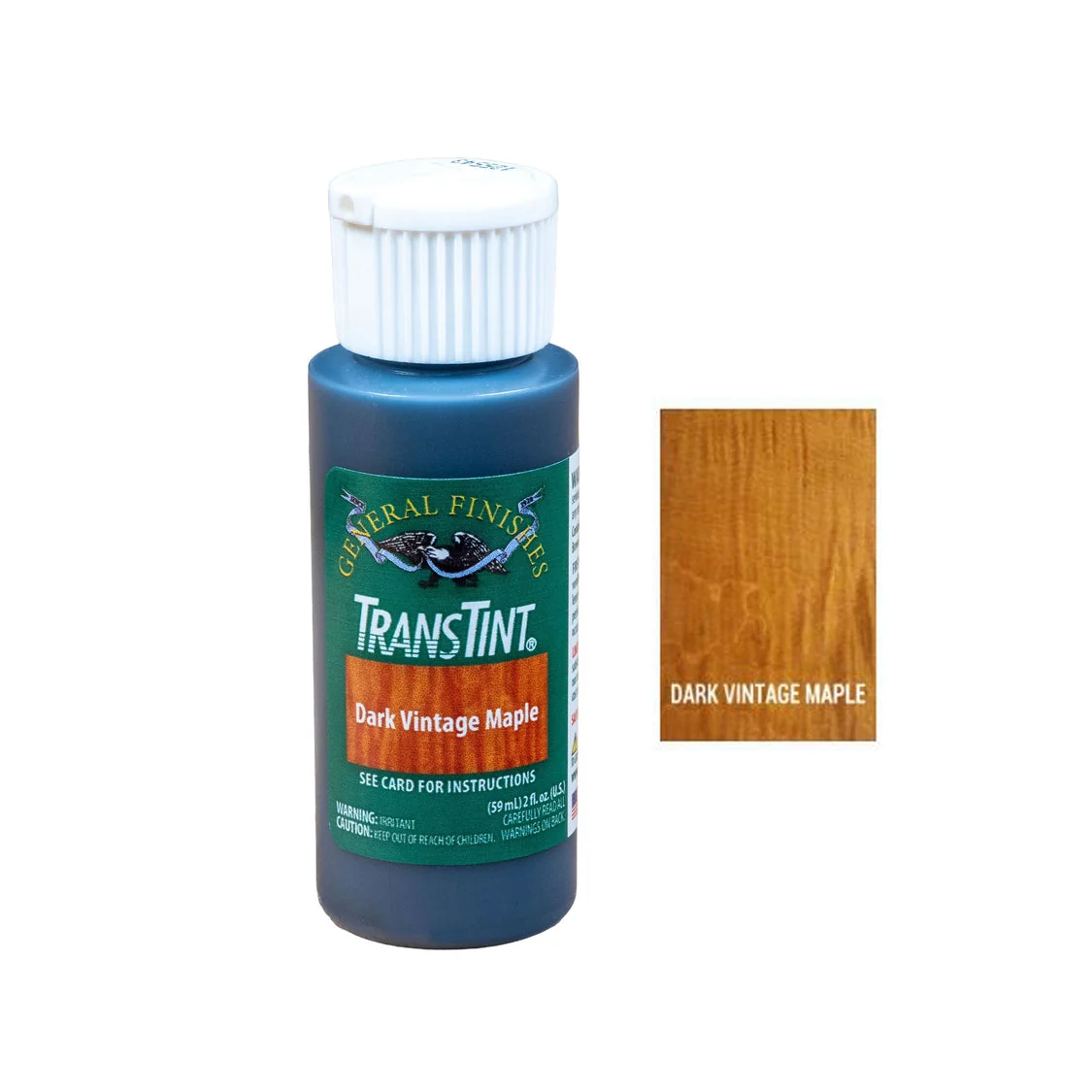 General Finishes Transtint, Dark Vintage Maple, 2oz