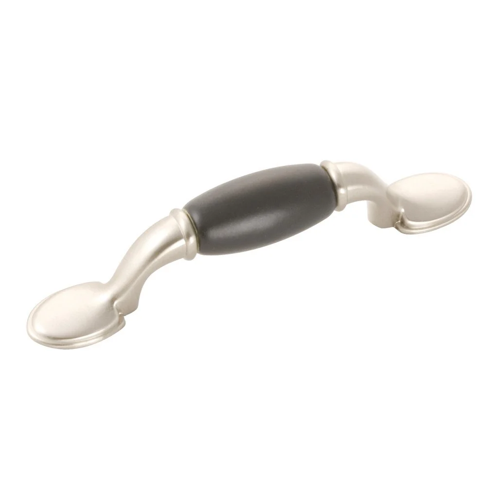 Hickery Hardware Tranquility Pull Zinc And Porcelain