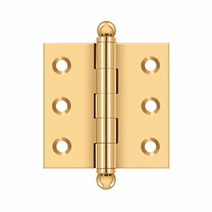 Deltana 2″ x 2″ Hinge With Ball Tips, PVD