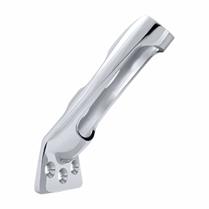 Deltana Flag Pole Holder, Chrome, 3/4"
