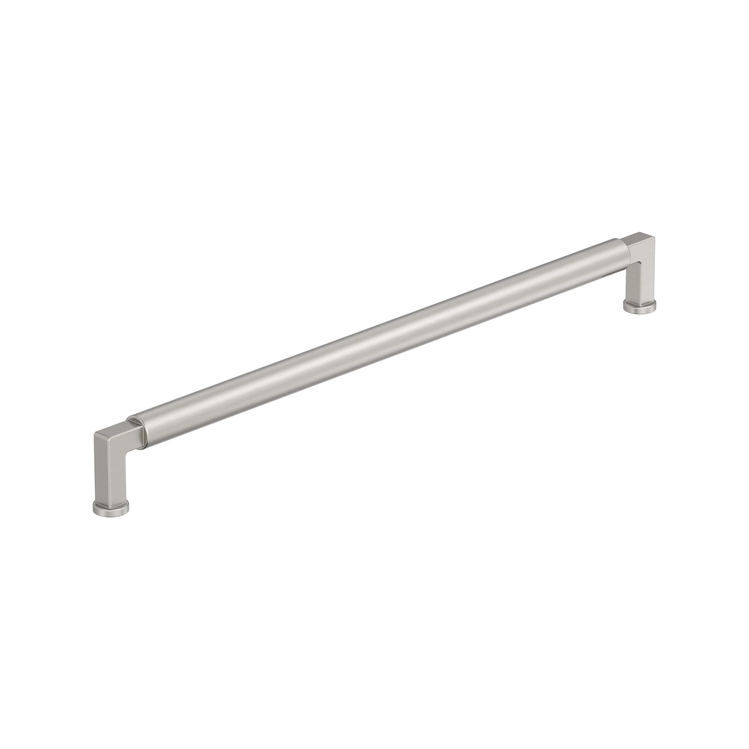Amerock Balon Pull 12-5/8" Center To Center, Satin Nickel