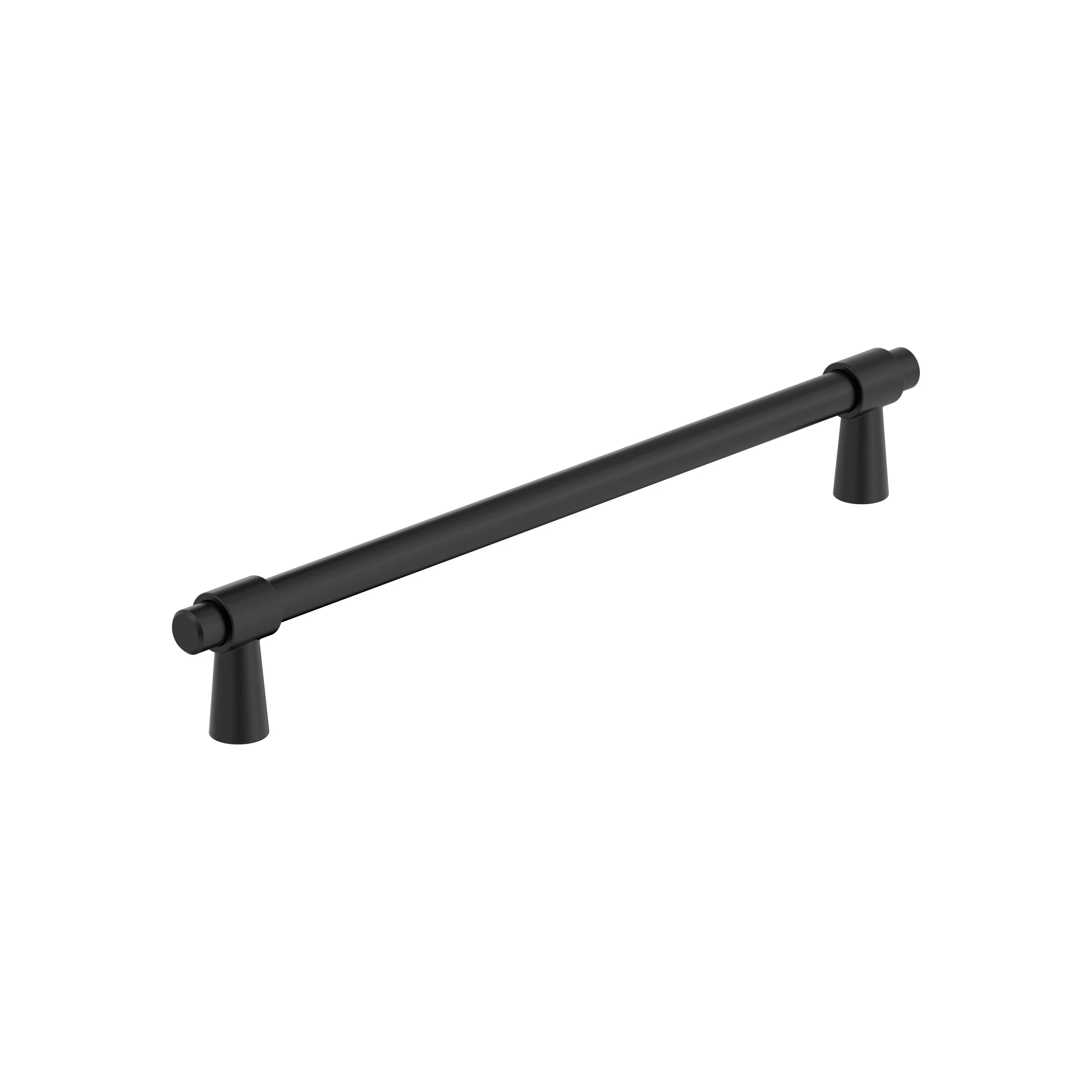 Amerock Destine Pull Matte Black 7-9/16" Center to Center