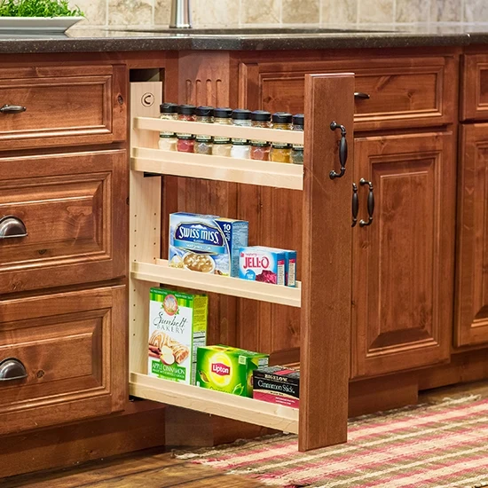 Century Components Cascade Base Cabinet Pull-Out Edge-Banded Baltic Birch 3-7/8″ Width