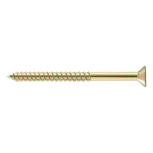 Deltana #10 Steel Wood Screw 2-1/2″ Length Zinc Dichromate Plated