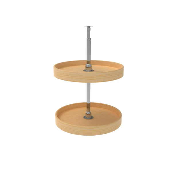 Rev-a-shelf Lazy Daisy Wood Full Circle 2 Tray Lazy Susan