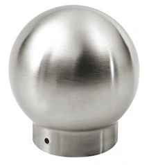 Ball Single Outlet for 1-1/2″ Tubing Satin Stainless Steel