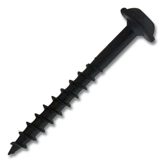 #8 Screw Round Washer Head Square Drive Coarse Thread Type 17 Point