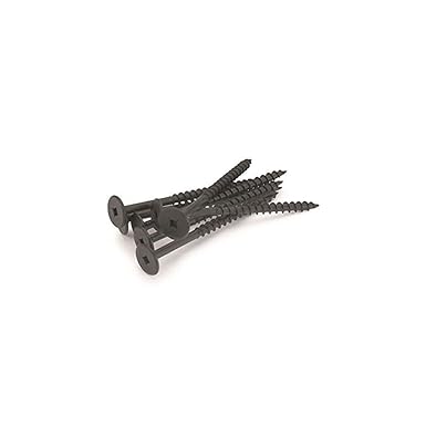 #10 Power Head Screws Square Drive With Nibs Black Finish 17 Type 2-1/2″ Length 50 Pack