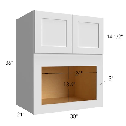 Wall Microwave 30 W X 36 H X 21 D (cut out max 28-1/2 x 19-3/4) – Fusion by Fabuwood