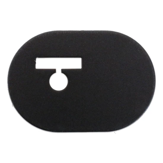 Quiet Glide Bi-Parting Center Door Stop, Black