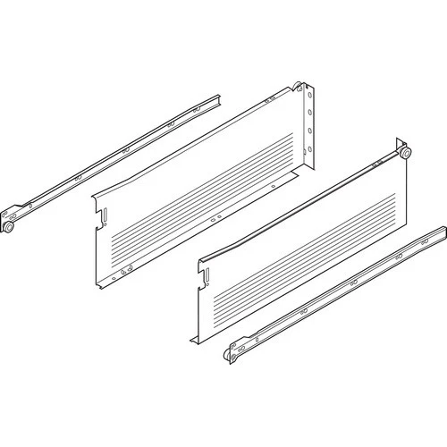 Blum Metabox 320H 5-7/8″ Medium Side White