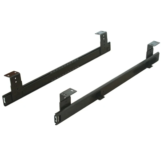 CSH Key Board Slide Ball Bearing Lock-In Lock-Out Black 18" Length