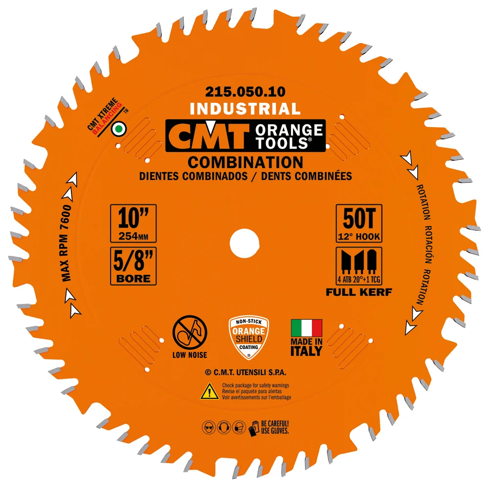 Industrial combination circular saw blades