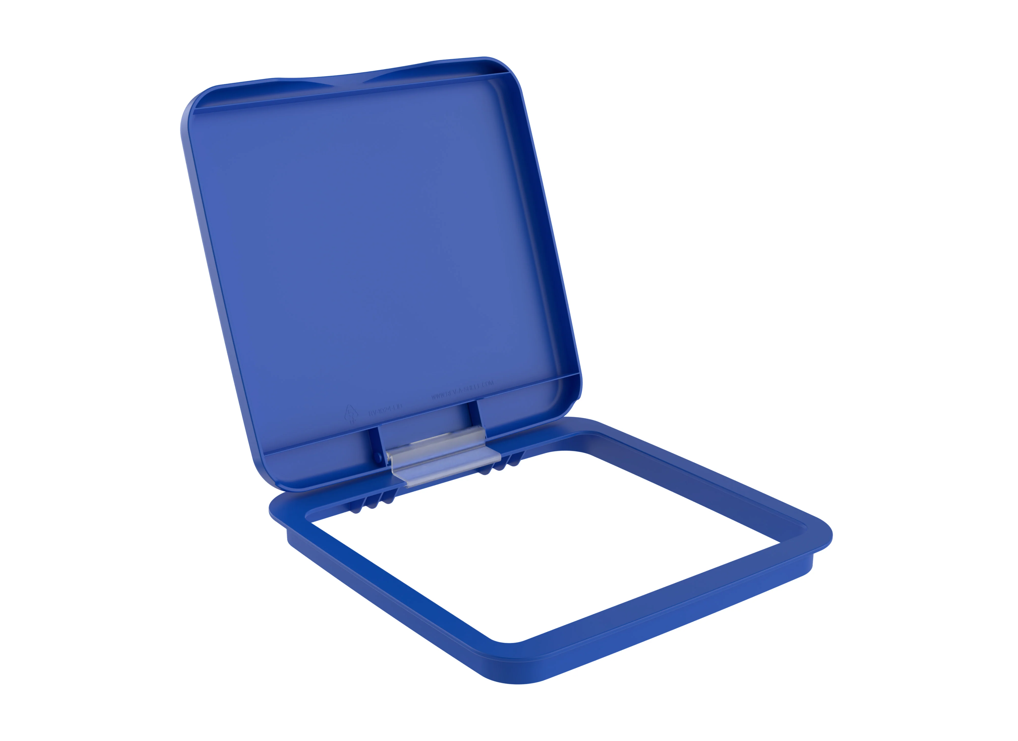 Blue Polymer Lid For Rev-A-Shelf® 27 Qt Waste Containers