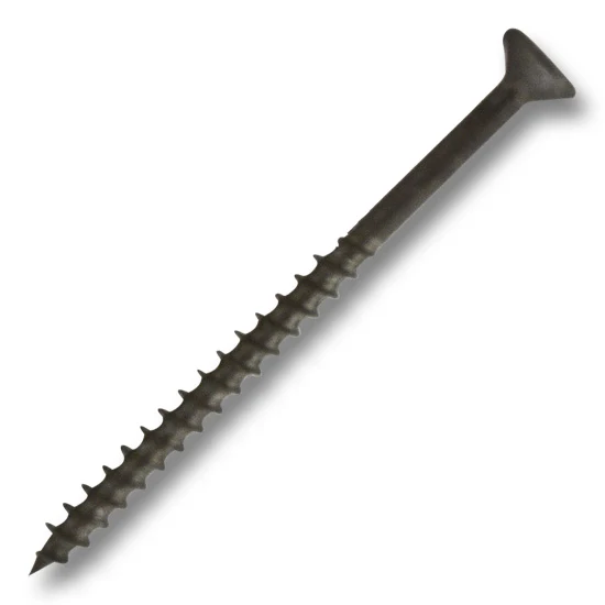 #8 Screw Square/Phillips Combo Flat Head Coarse Thread Plain And Dri-Lube 2-1/2"