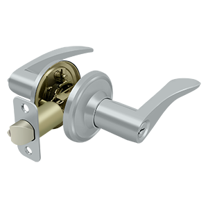 Deltana Backset 2-3/8″ 2-3/4, Brushed Chrome, Left, Entry