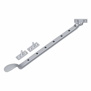 Deltana 13″ Colonial Casement Stay Adjuster, Brushed Chrome