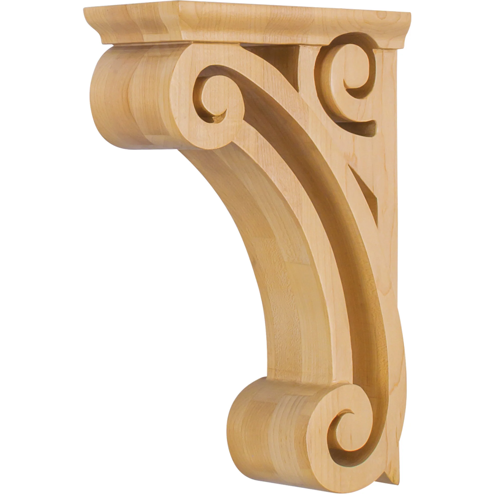 3″ Open Space Corbel Maple 10″ Length