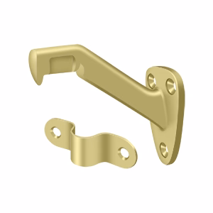 Deltana Hand Rail Brackets 3-5/16″ Projection Polished Brass